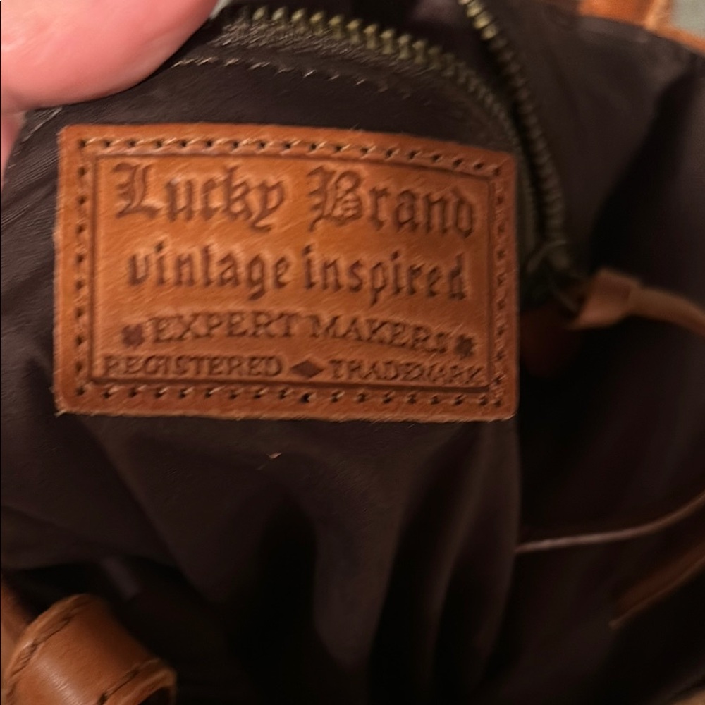Lucky Brand Floral Canvas and Suede Backpack - Picture 6 of 8